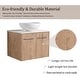 preview thumbnail 31 of 62, Beingnext 24"/30" Single Bathroom Vanity with Sink, Floating Bathroom Vanity with 2 Soft Close Doors