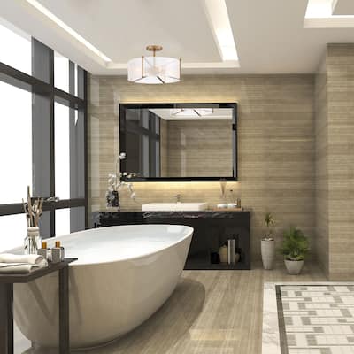 Daybreak 4 Light Semi Flush - 17.75