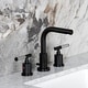 preview thumbnail 35 of 34, Kingston Brass Synchronous Two-Handle 3-Hole Deck Mount Widespread Bathroom Faucet with Brass Pop-Up Drain