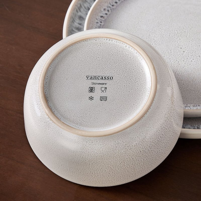 vancasso Snow Dinnerware Collection Stoneware for Modern Kitchens