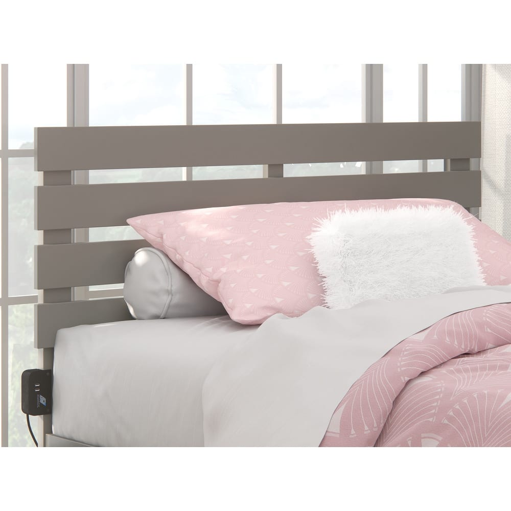 AFI Oxford Headboard with Attachable Charger