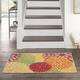Nourison Aloha Floral Modern Indoor/Outdoor Area Rug - 2'8" x 4' - Red Multi Colored