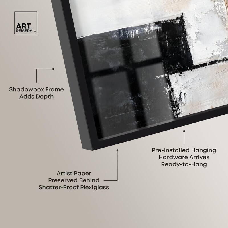 Black Dust and White Ash II Shadowbox by Art Remedy