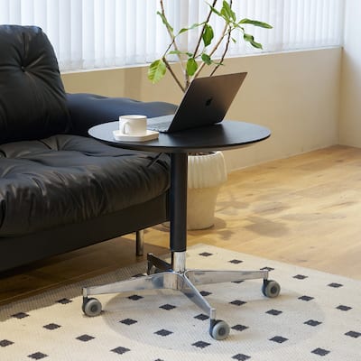 Movable Adjustable Coffee Table 360 Swivel