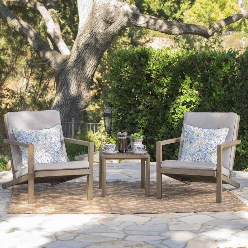 3PC Outdoor Chair Set - Beige