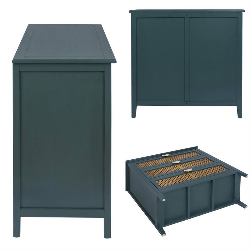 31'' Freestanding 3 Drawer Cabinet and Accent Storage Cabinet for living Room, Bedroom