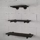 preview thumbnail 14 of 13, Furniture Pipeline Louisville 3-piece Wide Tiered Wall Shelf Set - 18", 24", and 30" Wide