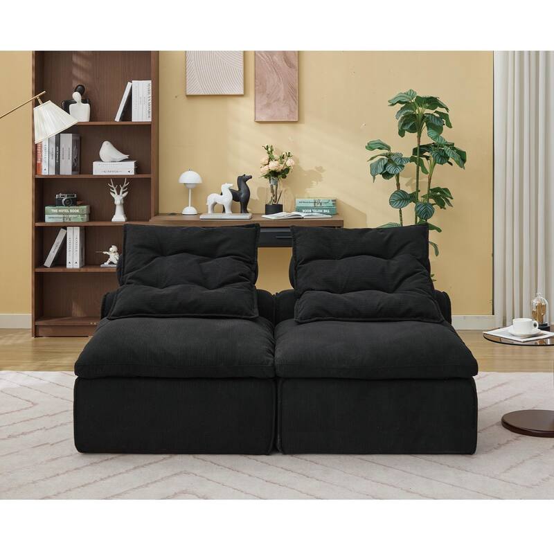 Versatile Modular Sofa with DIY Options and Comfort Features for Any Living Space