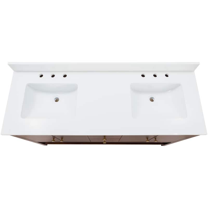Avanity ZOE-VS61 Zoe 61" Free Standing Double Basin Vanity Set with