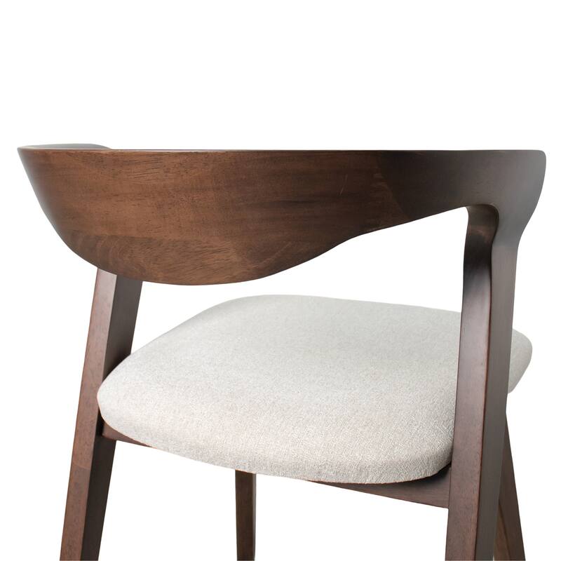 Furniture of America Abigail II Mid-century Modern Handcrafted Solid Hardwood Side Chair (Set of 2)