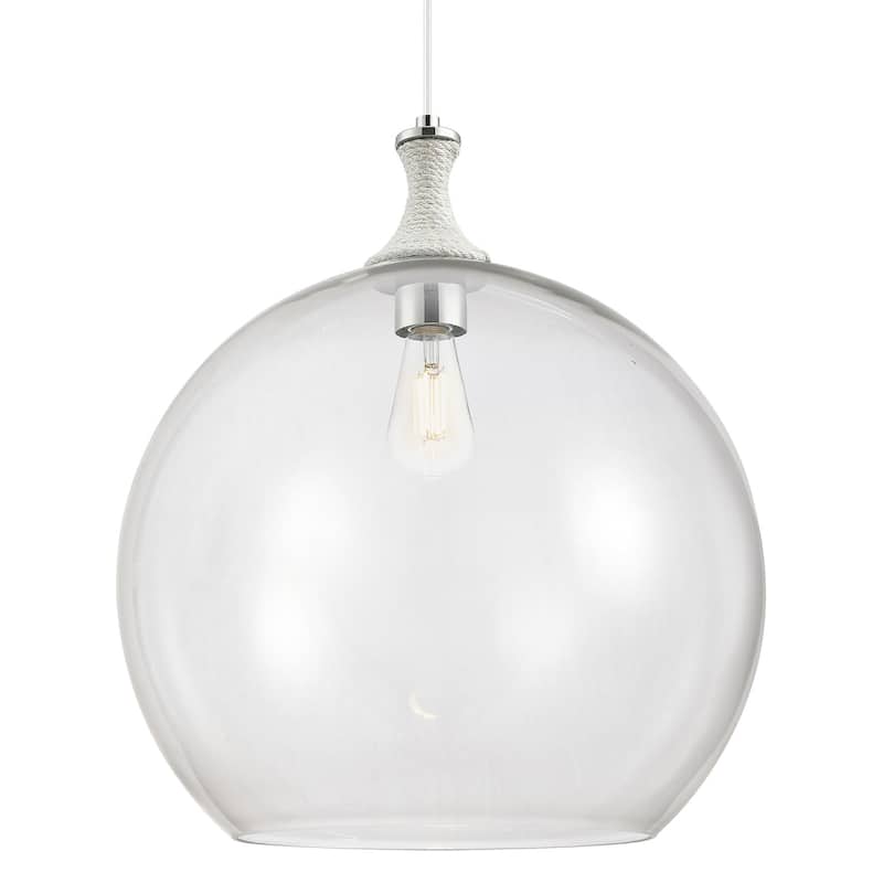 Innovations Lighting 415-1PR-G122-14 Astor 14" Wide Rope Detailed Cord - Polished Nickel
