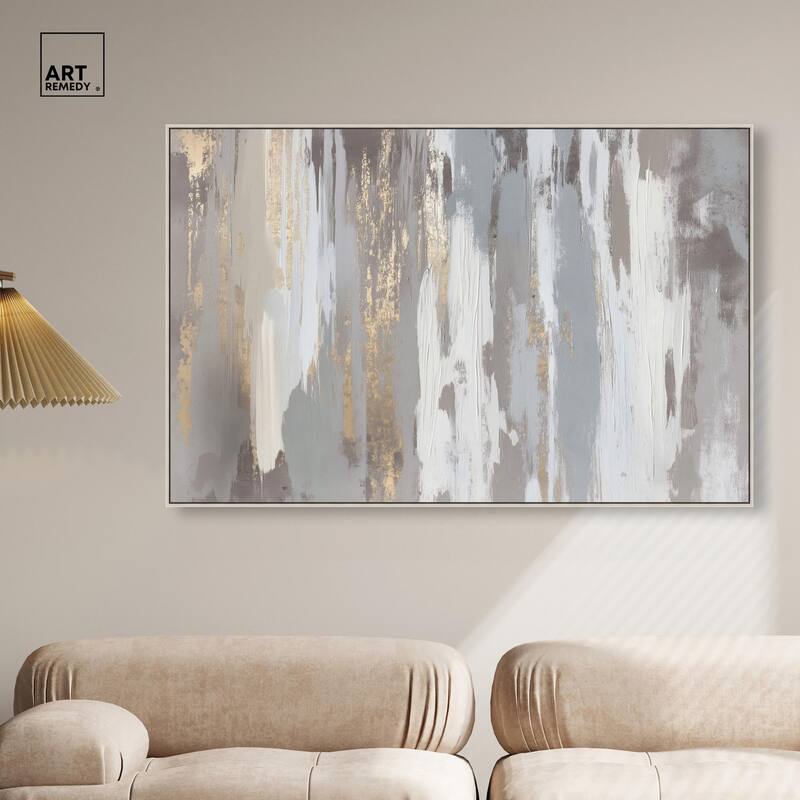 Flooding Gold II Canvas by Art Remedy