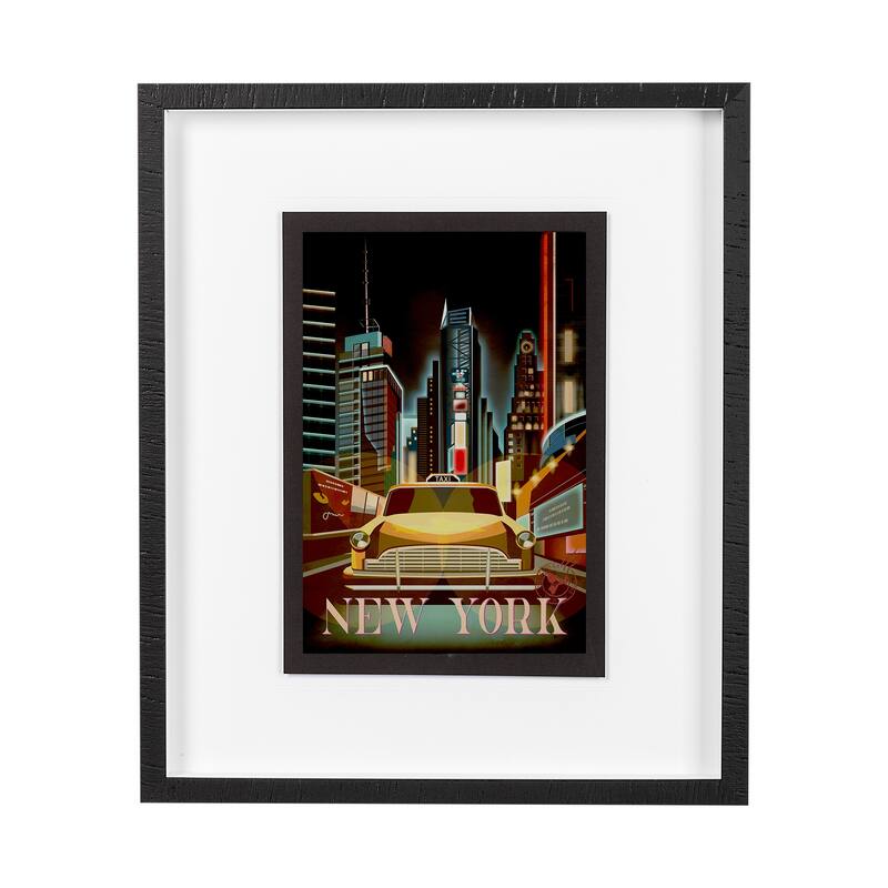 New York Go (M) Framed Art Print