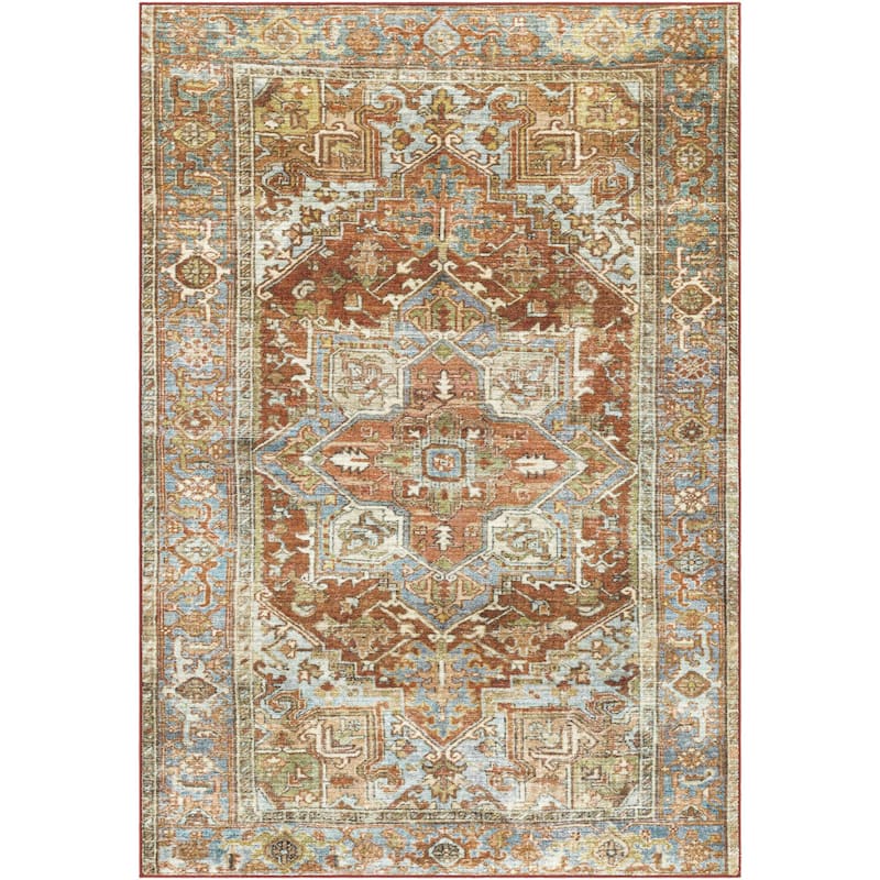 Livabliss Leicester Persian Machine Washable Area Rug