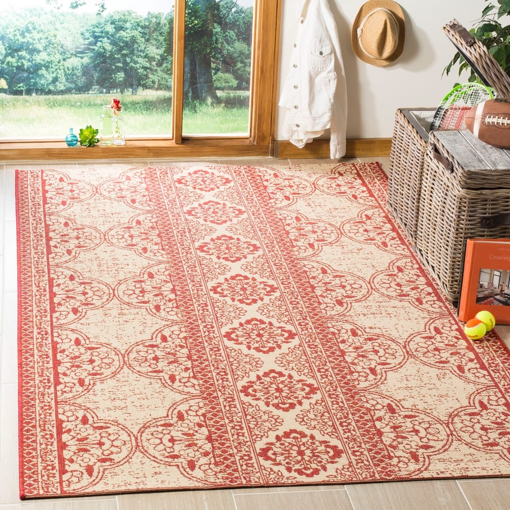 SAFAVIEH Linden Aysel Indoor/ Outdoor Waterproof Patio Backyard Rug
