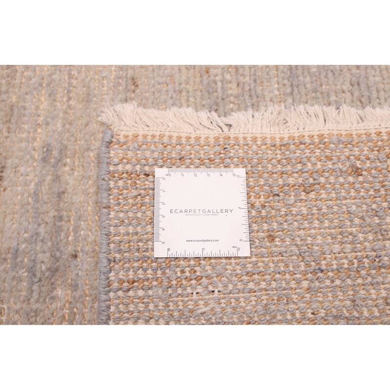 ECARPETGALLERY Hand-knotted Looma Light Grey Wool Rug - 8'3 x 9'11