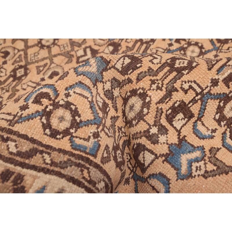 ECARPETGALLERY Hand-knotted Antalya Vintage Light Copper Wool Rug - 3'6 x 10'2