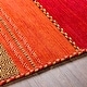 preview thumbnail 25 of 26, Hand-Woven Recar Stripe Reversible Area Rug