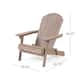 Hanlee Outdoor Rustic Acacia Wood Folding Adirondack Chair (Set of 2) by Christopher Knight Home