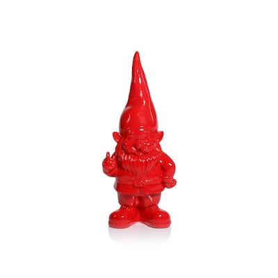 Whimsical Fun Gesture 9" Tall Gnome Holiday Tabletop Figurines, Set of 2