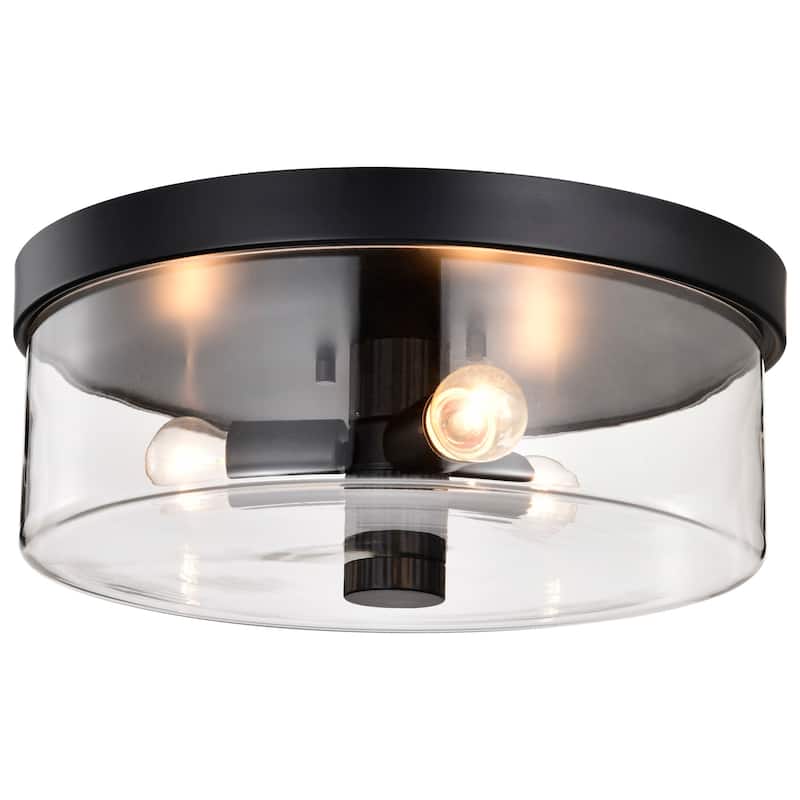 Nuvo Lighting 60/8065 Clarksville 3 Light 15" Wide Flush Mount Drum