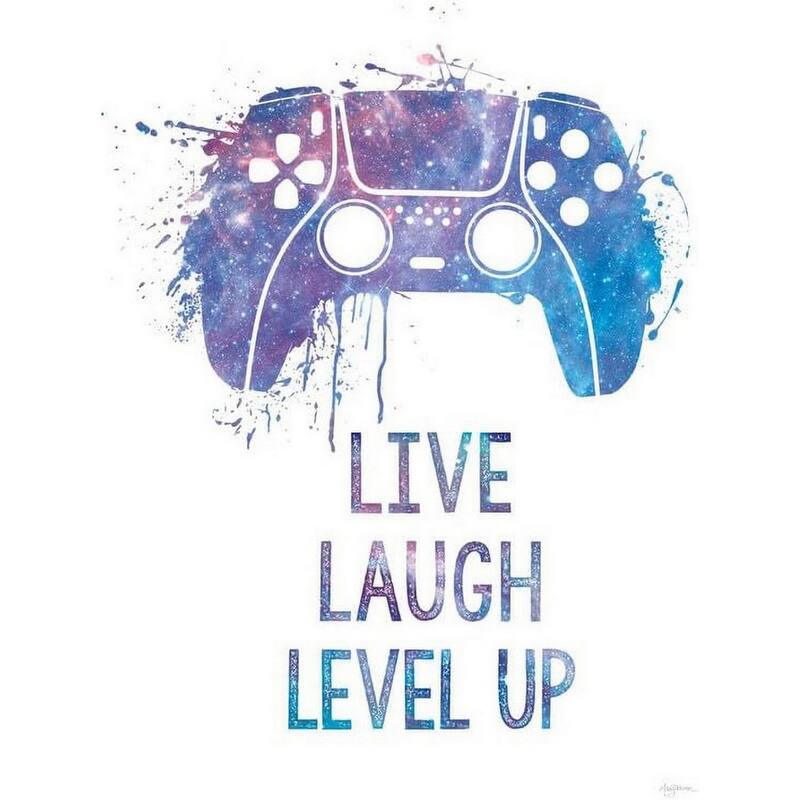 Gamer Splash II Art Poster - Print On Demand
