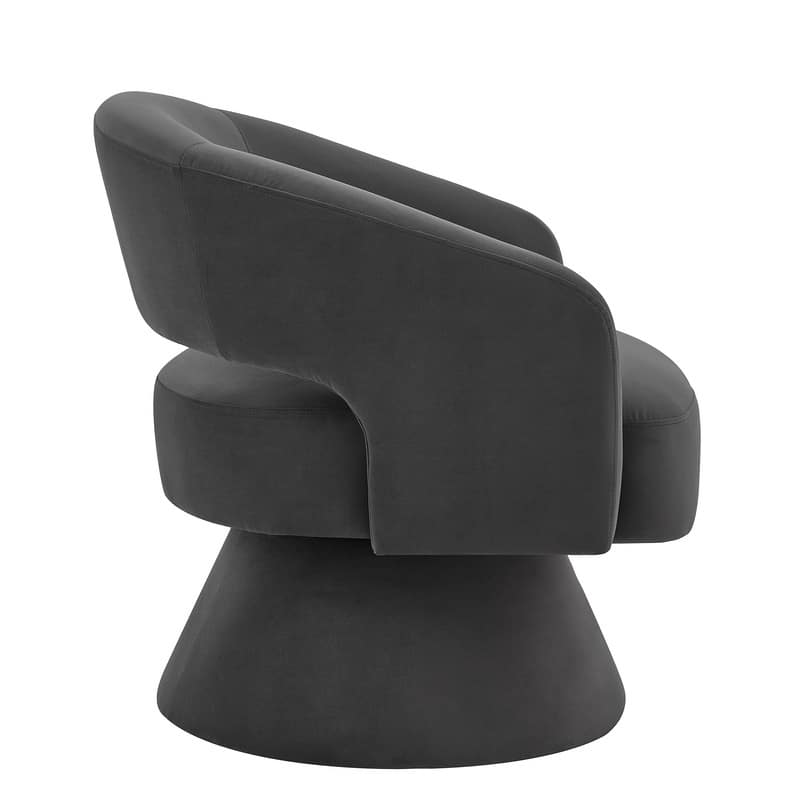 Modern Swivel Barrel Chair