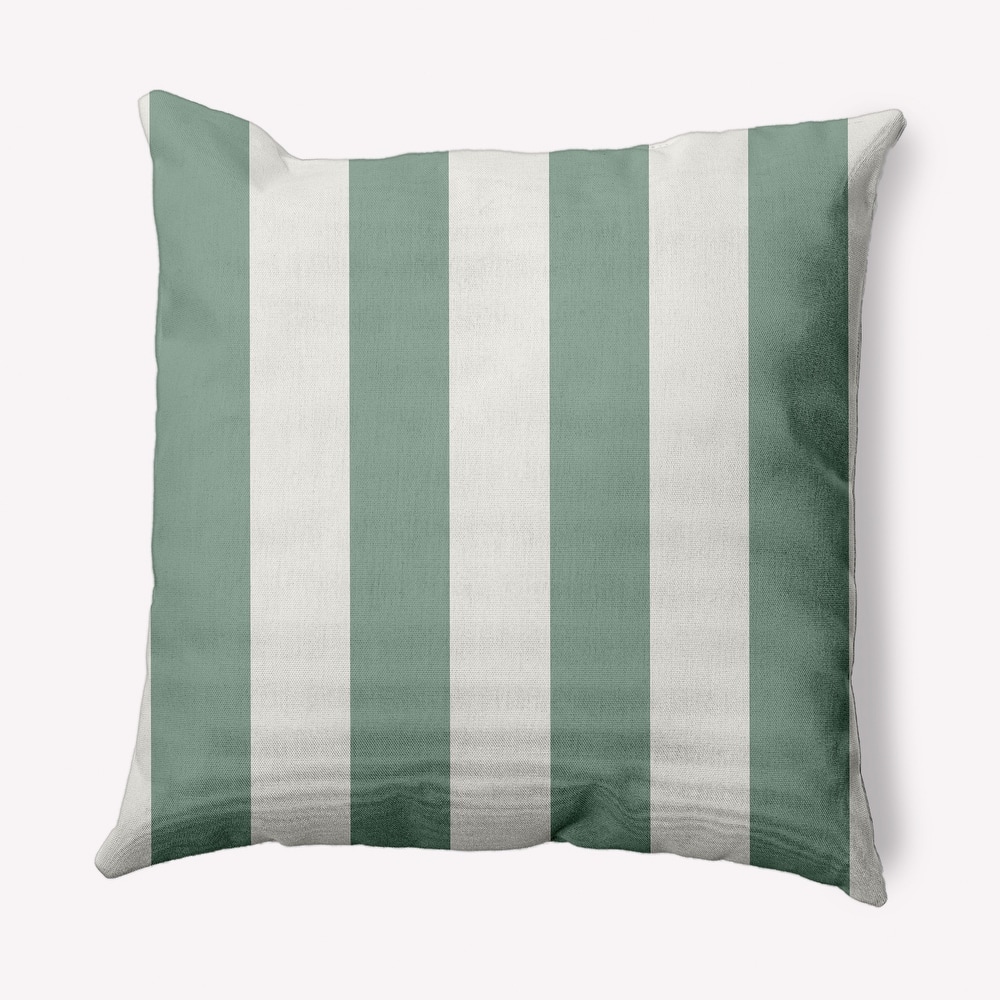 Graduated Stripe Nautical Indoor/Outdoor Throw Pillow