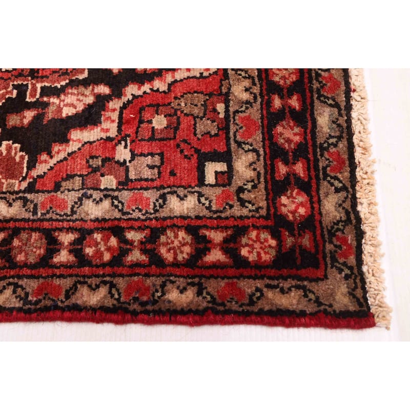 ECARPETGALLERY Hand-knotted Andelz Light Red Wool Rug - 2'11 x 9'5