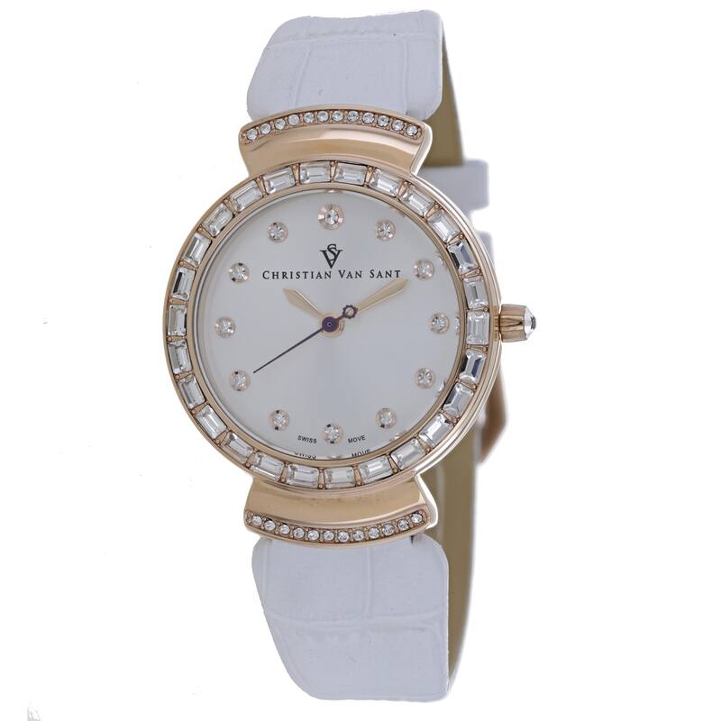 Christian Van Sant Women's Nova Silver Dial Watch - CV2941 - One Size