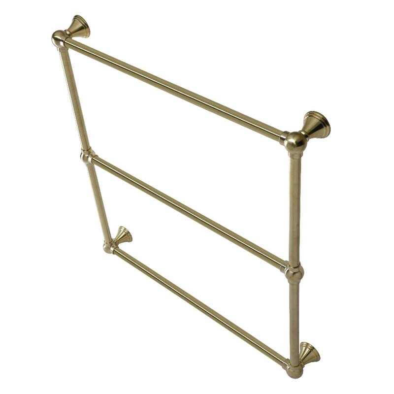 Kingston Brass Maximilien 30" Brass Towel Rack - Brushed Brass
