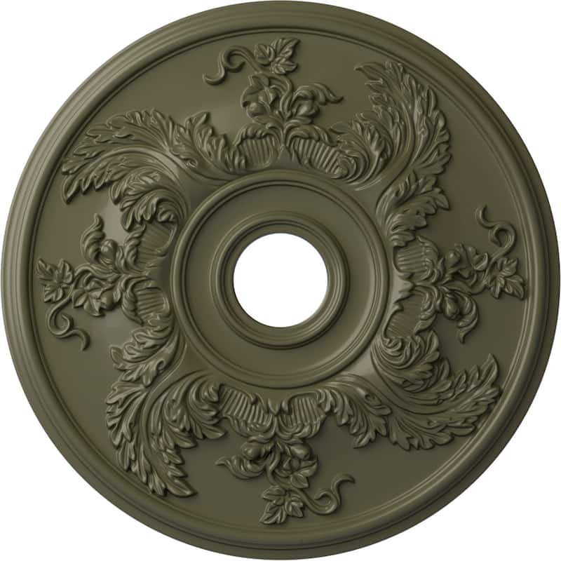 23 5/8"OD x 4 5/8"ID x 1 7/8"P Acanthus Twist Ceiling Medallion