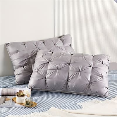 Bed Pillows for Sleeping Set of 2/4, Cooling Hotel Quality, Gusseted Pillow for Side, Back & Stomach Sleepers