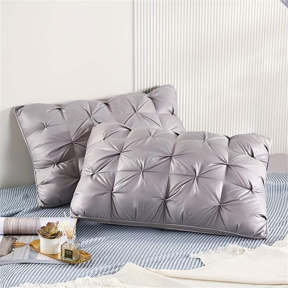 Bed Pillows for Sleeping Set of 2/4, Cooling Hotel Quality, Gusseted Pillow for Side, Back & Stomach Sleepers