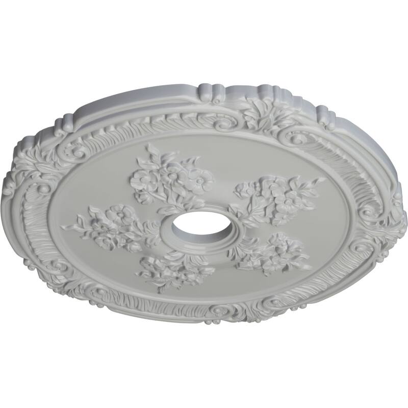 26"OD x 3 3/4"ID x 1 1/2"P Attica with Rose Ceiling Medallion