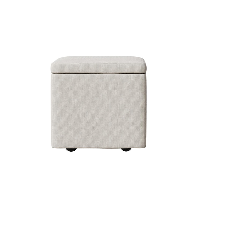Two Piece Set Of Wheeled Dining Chairs, Modern Rolling Dining Chairs, Footstools With Wheels