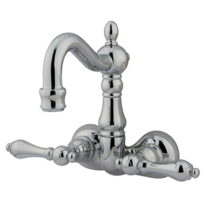 Kingston Brass Vintage Wall Mounted Clawfoot Tub Filler with Metal