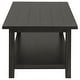 preview thumbnail 18 of 19, Payne Wood Coffee Table with Shelf - 47.25'' x 24.00'' x 18.25''