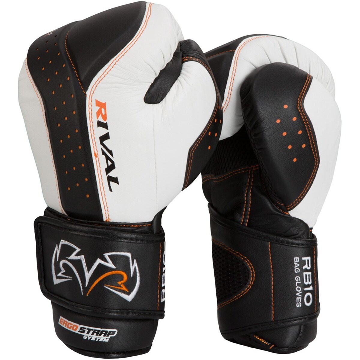 Rival Boxing d3o Intelli-Shock Bag Gloves - Black/White - Bed Bath