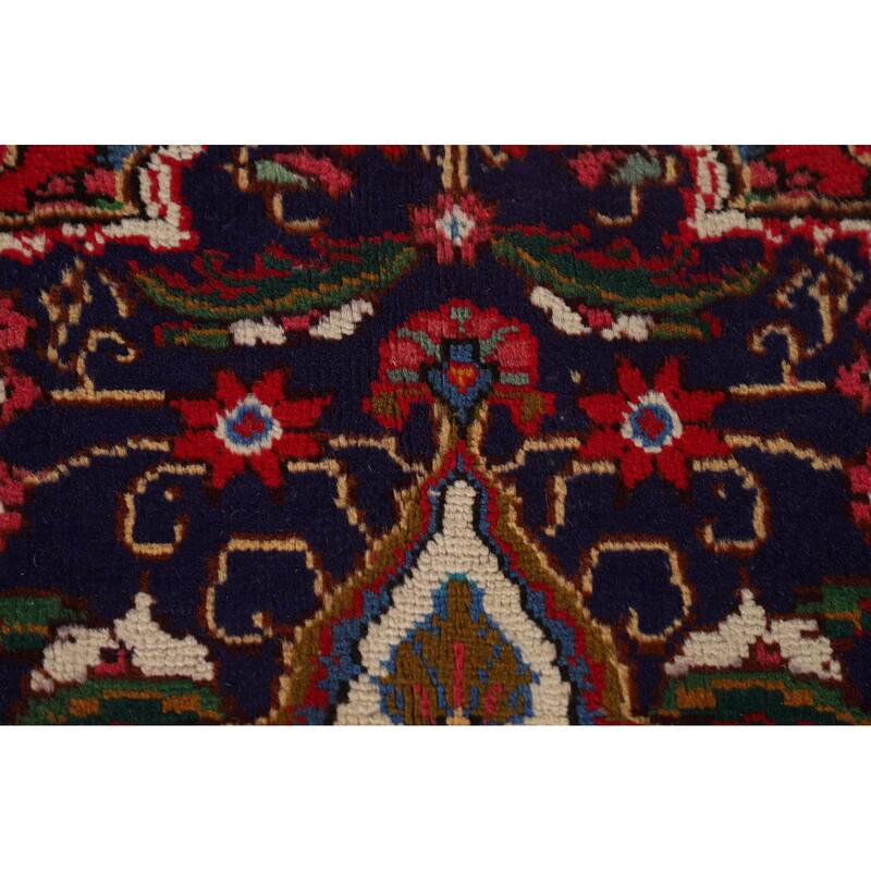 Tabriz Persian Vintage Area Rug Handmade Wool Carpet - 9'6"x 13'0"