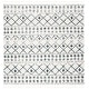 preview thumbnail 8 of 62, SAFAVIEH Berber Fringe Shag Liller Trellis Area Rug 5' Square - Cream/Blue - Square