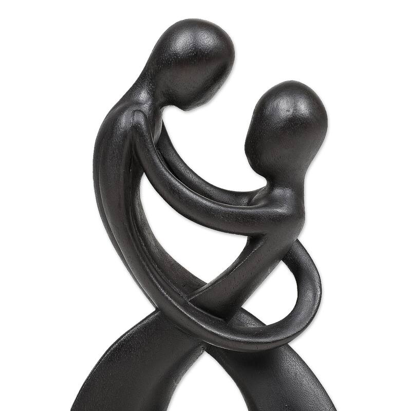 Novica Handmade Staring At You Wood Sculpture