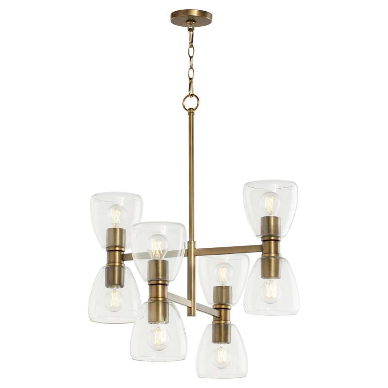 Quorum International 615-8 Relo 8 Light 25" Wide Chandelier