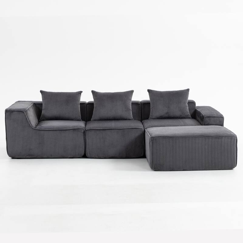Multi Person Modular Compression Sofa That Can Be Freely