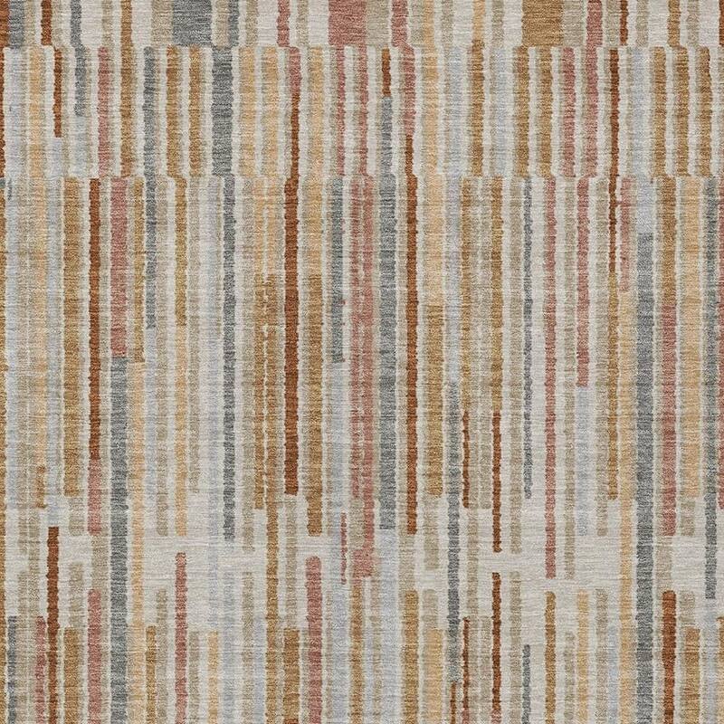 HomeRoots Striped Transitional Rectangle Outdoor Rug