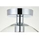 preview thumbnail 5 of 35, 1-light Flush-mount Ceiling Fixture w/ 10-in. Spherical Clear Glass Shade