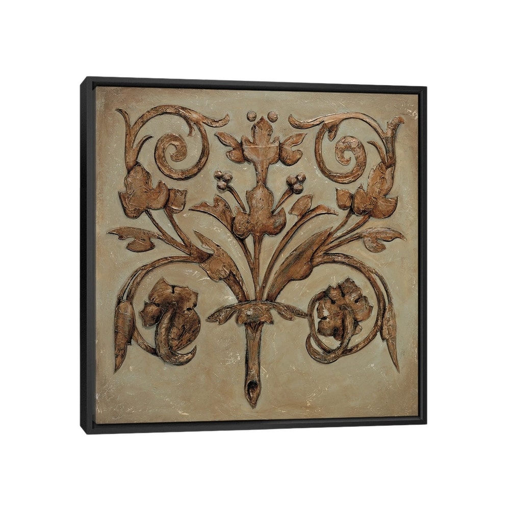 iCanvas "Decorative Scroll II" by Pablo Segovia Framed Canvas Print