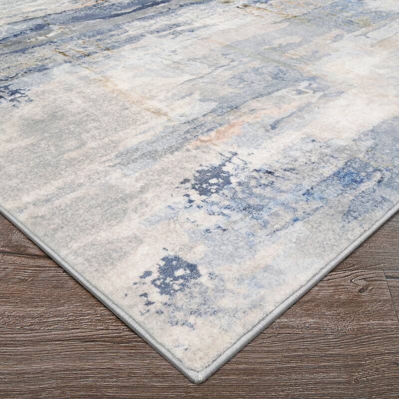 Gabriel Daydream Blue- Ivory Area Rug