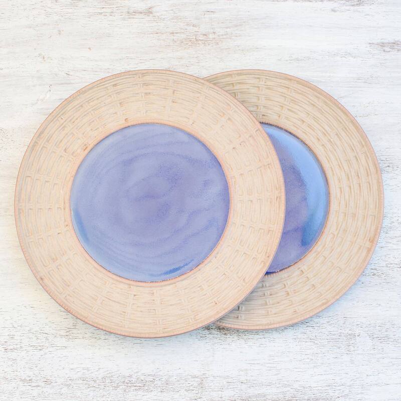 Handmade Country Meal Ceramic plates (Thailand)