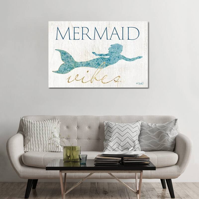iCanvas "Mermaid Wishes" by Kate Sherrill Canvas Print - 32x48x1.5